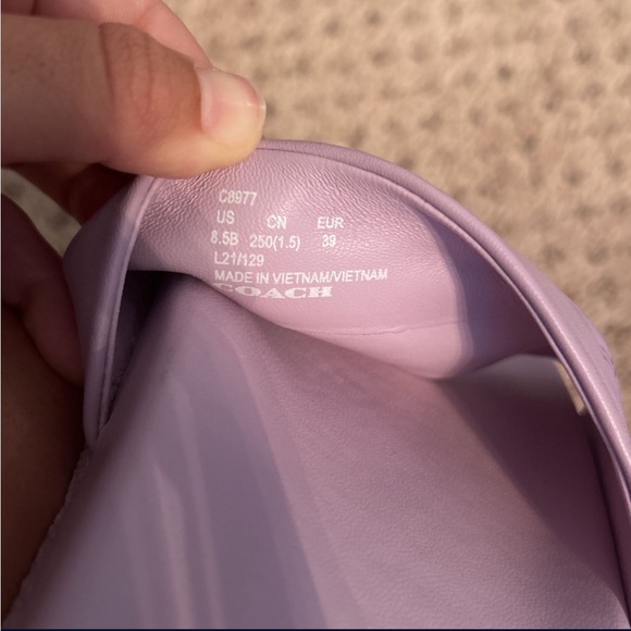 Purple Coach Slides - Picture 4 of 5
